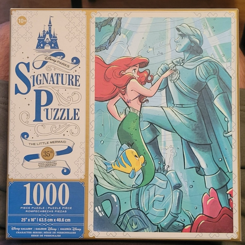 Disney Parks Signature Jigsaw Puzzle The Little Mermaid 35th Anniversary 1000pc